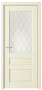 ПО Vinyl Эрмитаж-2 600 ваниль стекло мателюкс с алмазной гравировкой "Ромб" 